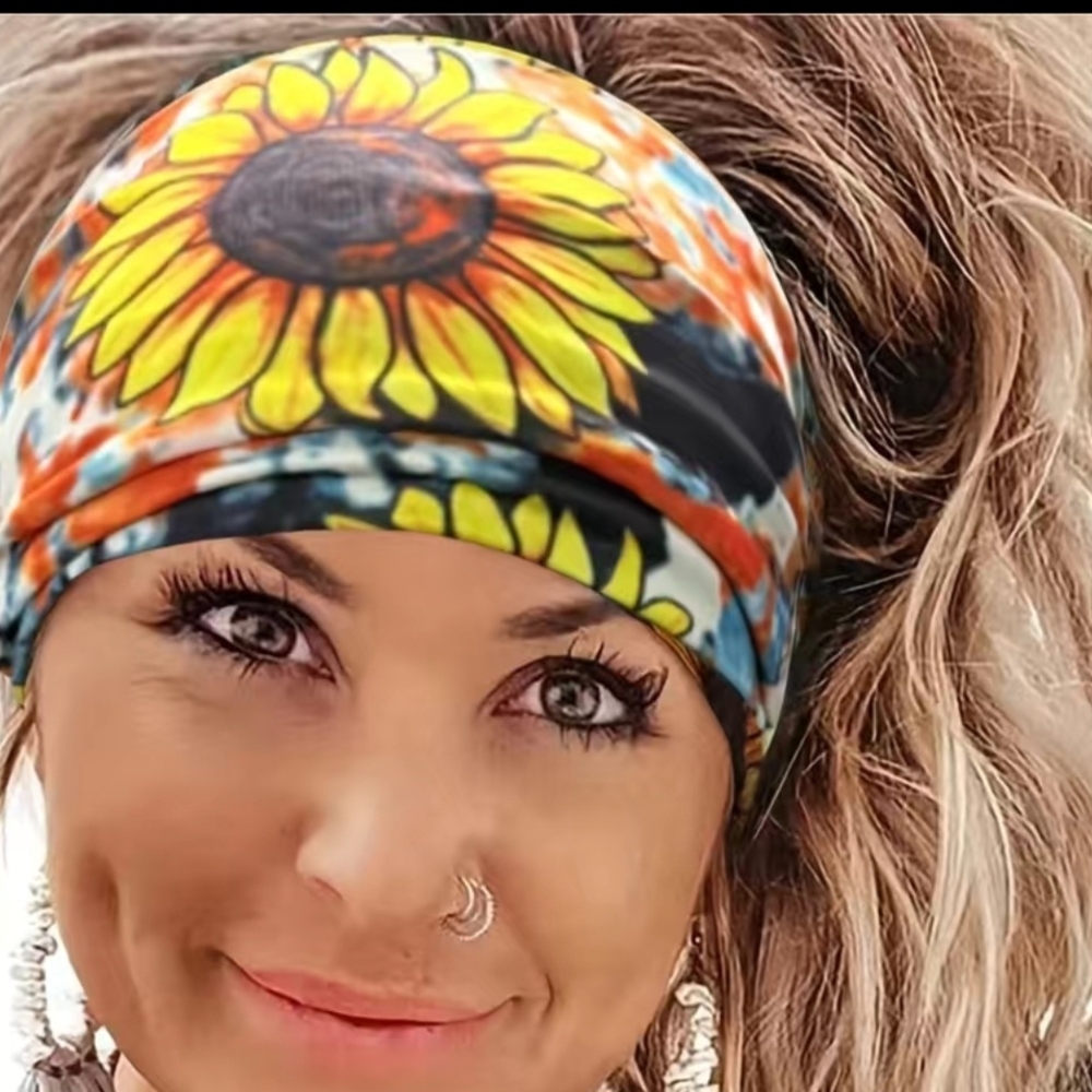 Vibrant Sunflower Headband